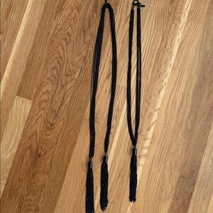 2 Robert Rodriguez Black Tassel Necklaces bundle of 2 for one low price.